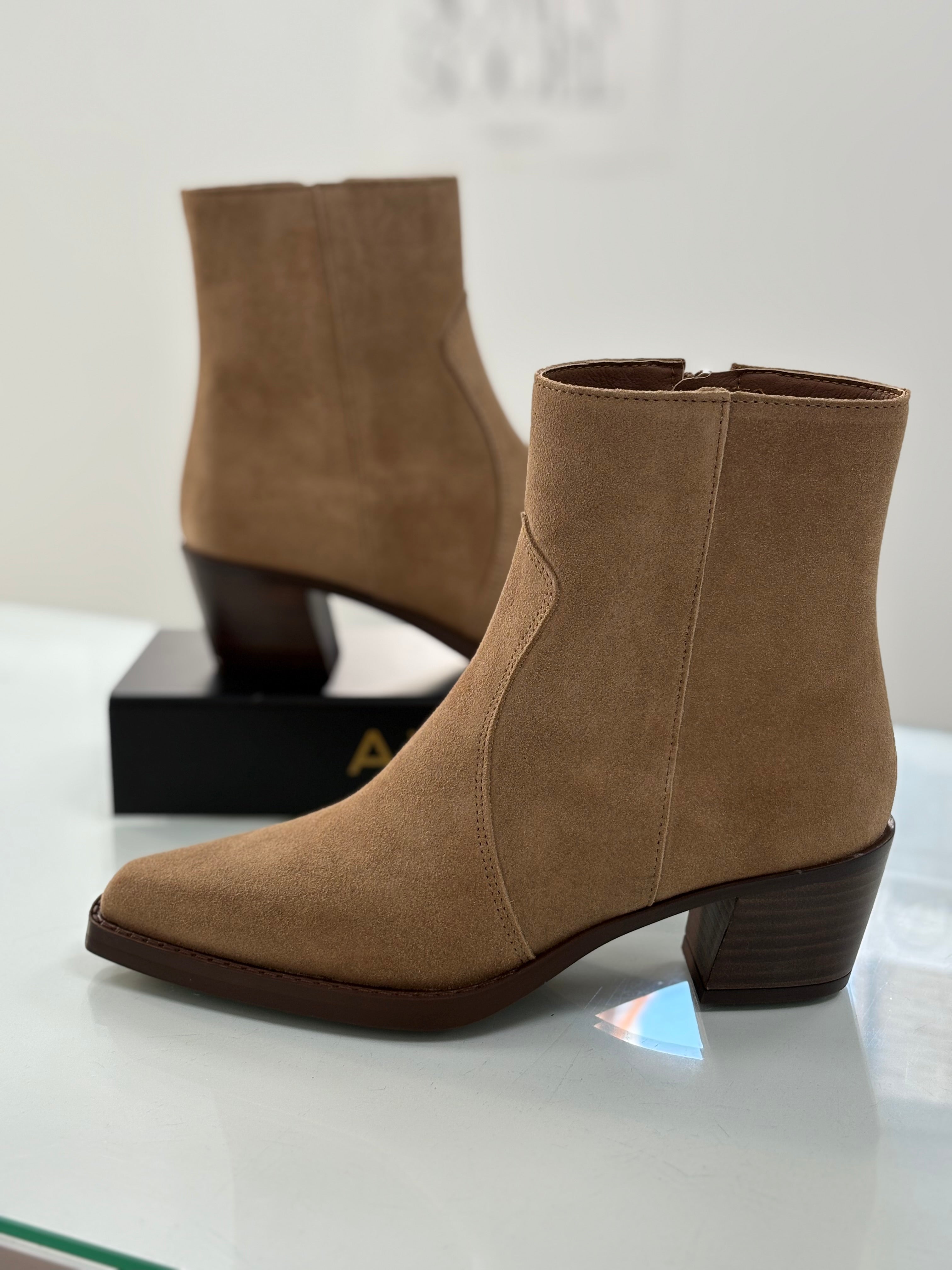 Alpe invierno - Botín taupe tacón