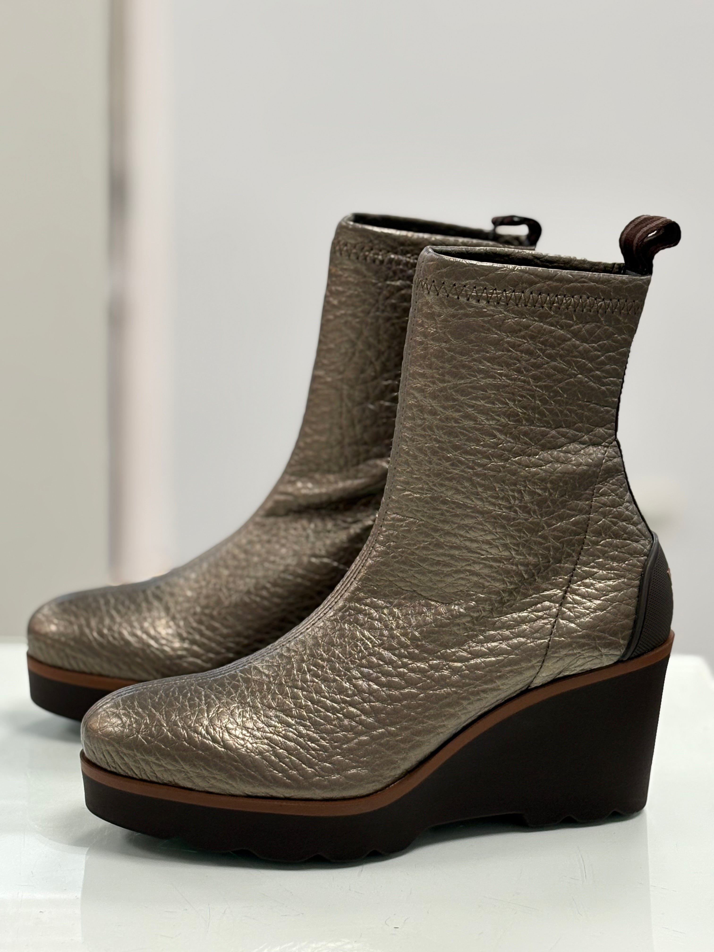 Pedro Miralles - Botas licra cuña - Bronzo